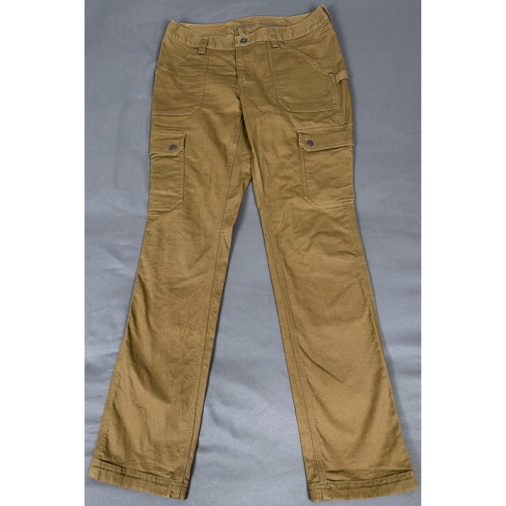 Duluth Trading Pants Womens 8x33 Brown Curvesetter